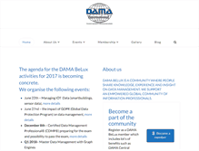 Tablet Screenshot of dama-belux.org